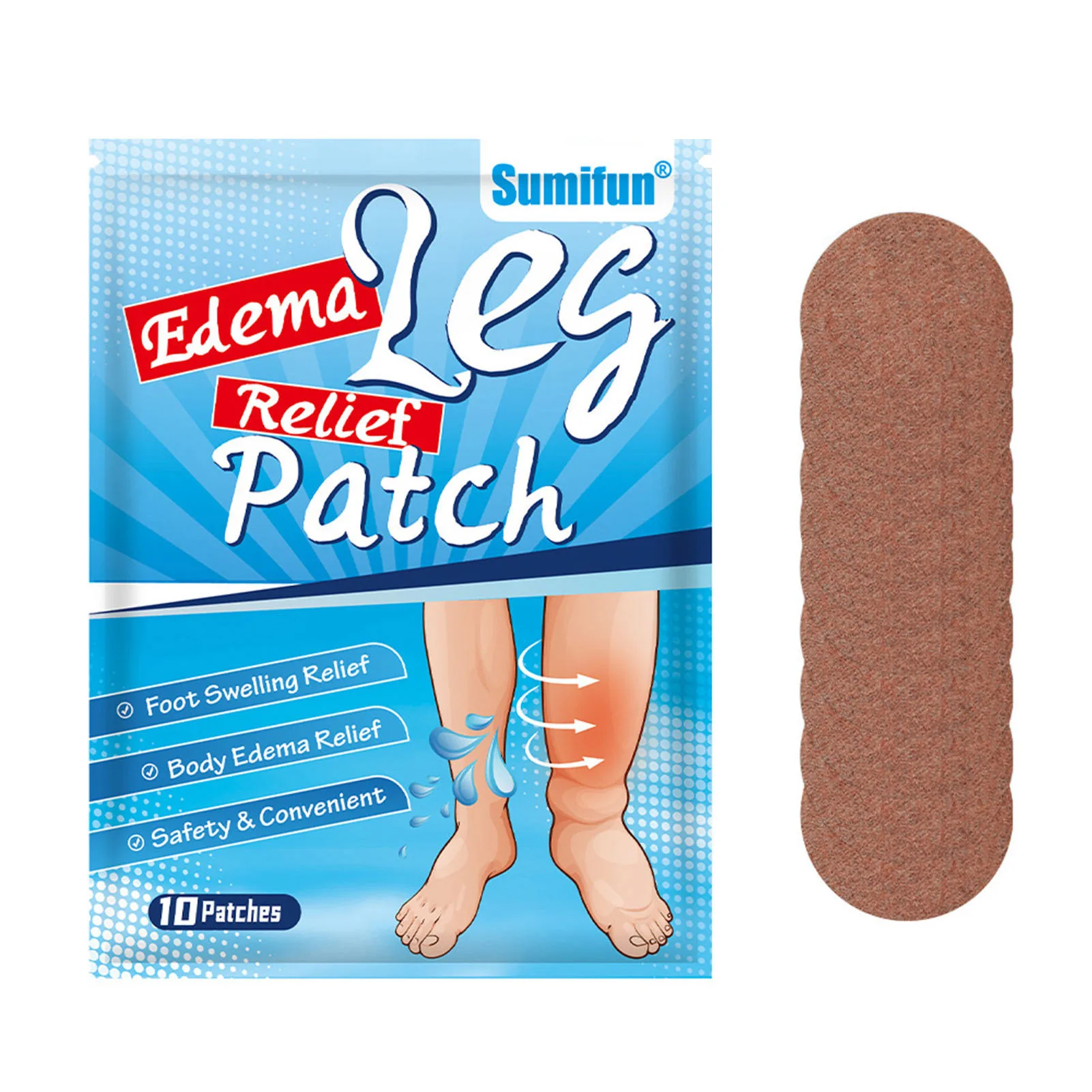 Varicose veins patch wormwood pain relief patch 10pcs Body Edema Relief Patches Promote Feet Leg Blood Circulation Stickers for Body Care Healthy Accessory