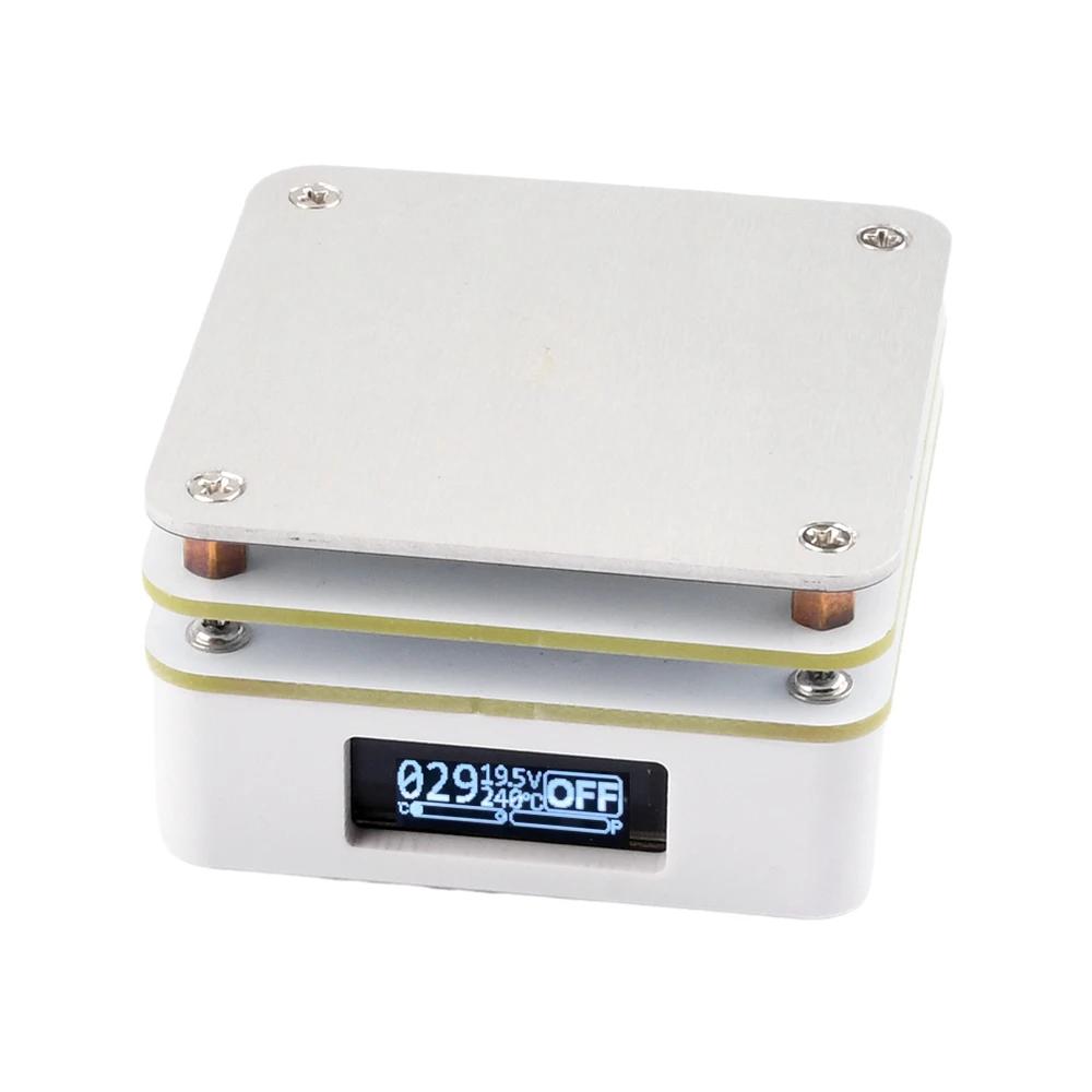 65W PD Protocol Hot Plate Preheater Printed Circuit Board Soldering Heating Plate Rework Station Preheating Platform Repair Tool soldering station soldering tool welding tool mini hot plate