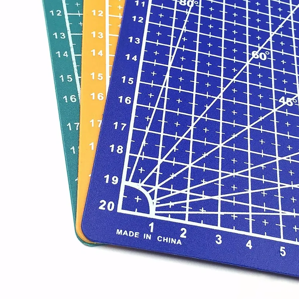 A3 PVC 커팅 매트 양면 작업대 패드, 커팅 보드, 패치워크 재봉, 수동 DIY 조각 패드, 가정용 가죽 공예 도구, 1PC