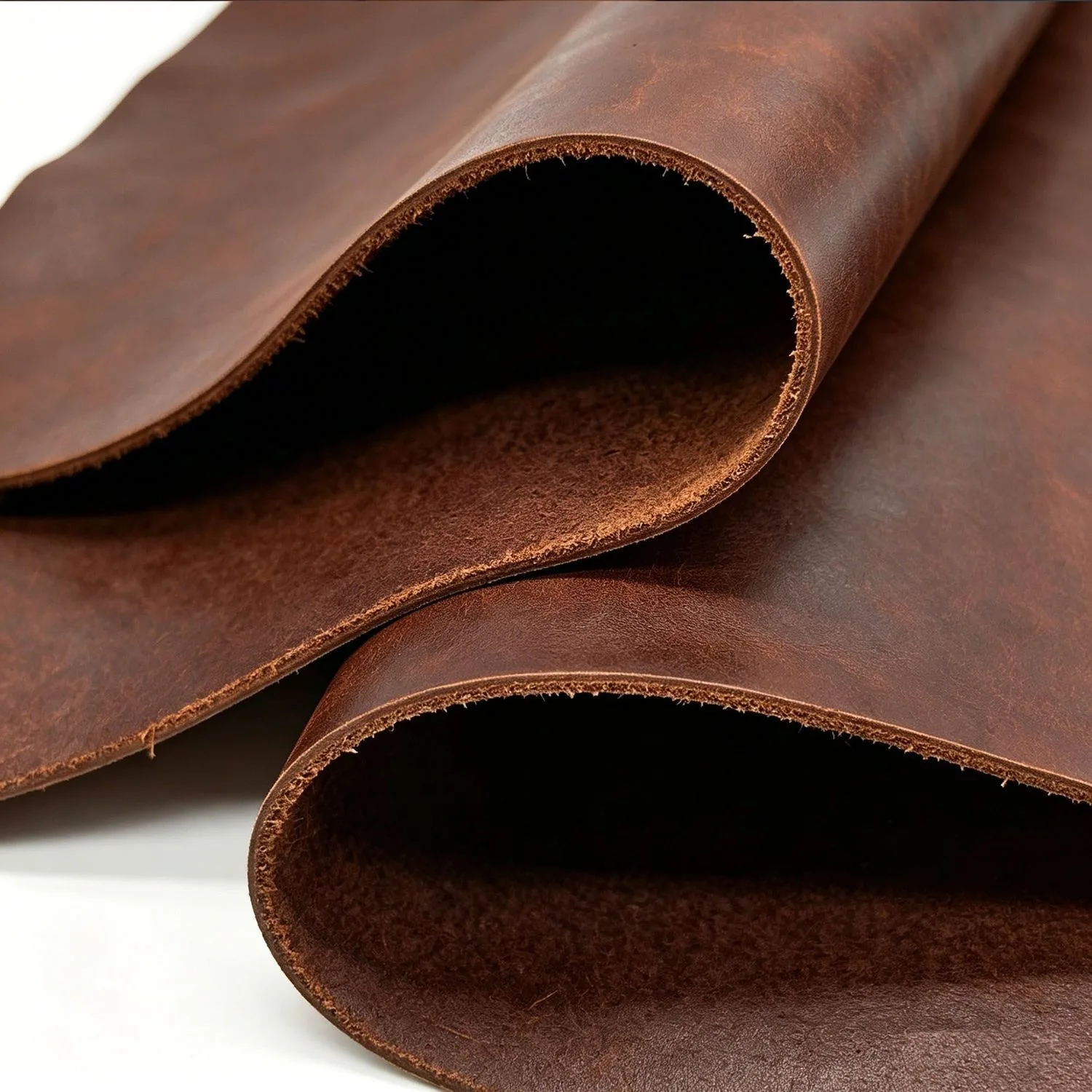 Vintage Handmade Crazy Horse Genuine Leather - Top Layer Vegetable Tanned Oil Wax Finish