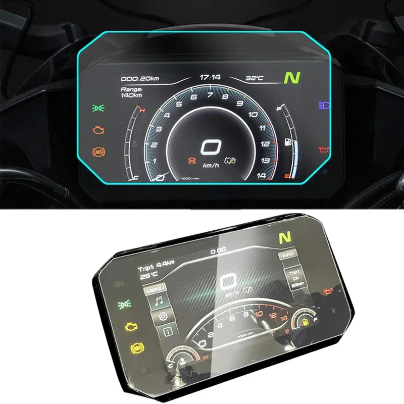 Motorcycle Speedometer Scratch-Resistant Dashboard Screen Protector Film