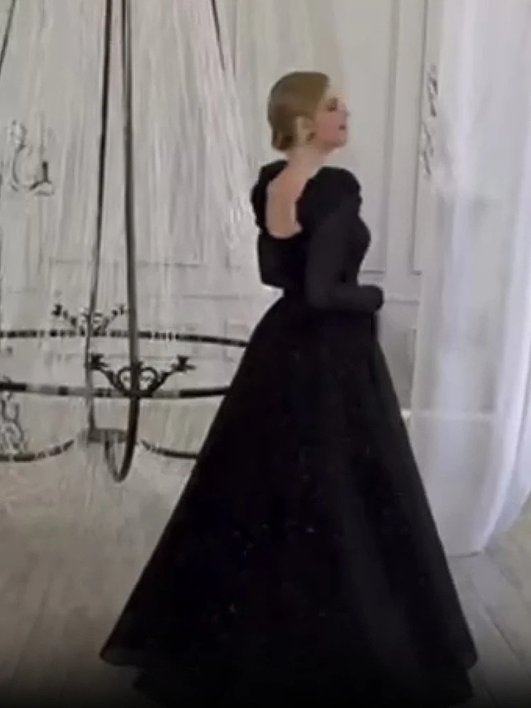 Рисунок 2 - Простое черное вечернее платье до пола