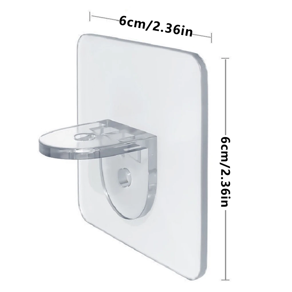 12/20Pcs Support Plate Without Punch Support Adhesive Pegs Closet Cabinet Shelf Support Clip Wall Hangers No Trace Strong Holder