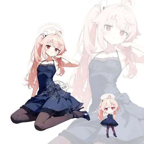 

Blue Archive Yutori Natsu Cosplay Keychains Acrylic Stand Anime Figures Desk Model Ornament Props Birthday Gift Girl