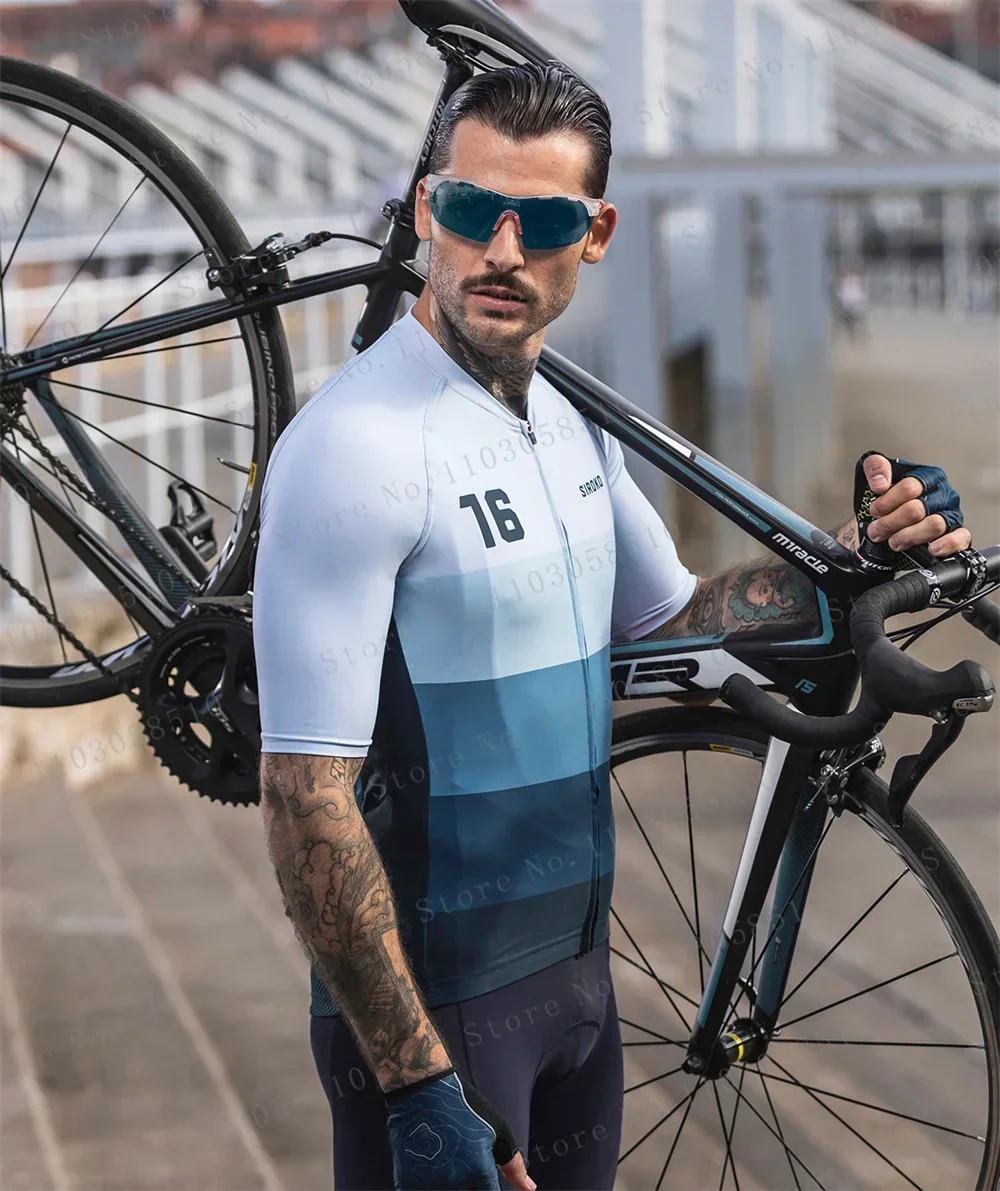 SIROKO New Cycling jersey Sets Bike Men's Cycling Clothing Summer Short Sleeve MTB Bicycle Bike Clothes Ropa Ciclismo Hombre new 2