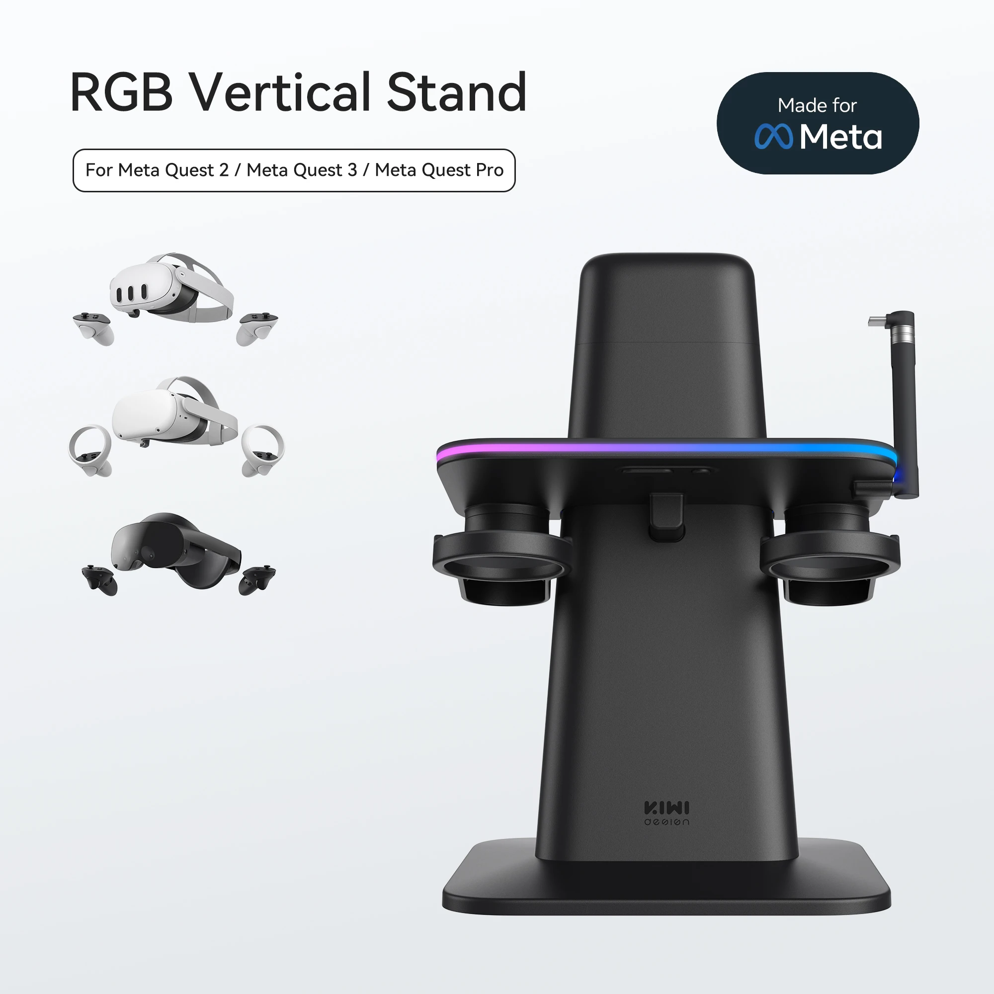  Quest 3 専用充電スタンドセット Amazon.co.jp: 【Meta Quest3専用】置くだけ VR充電スタンド3