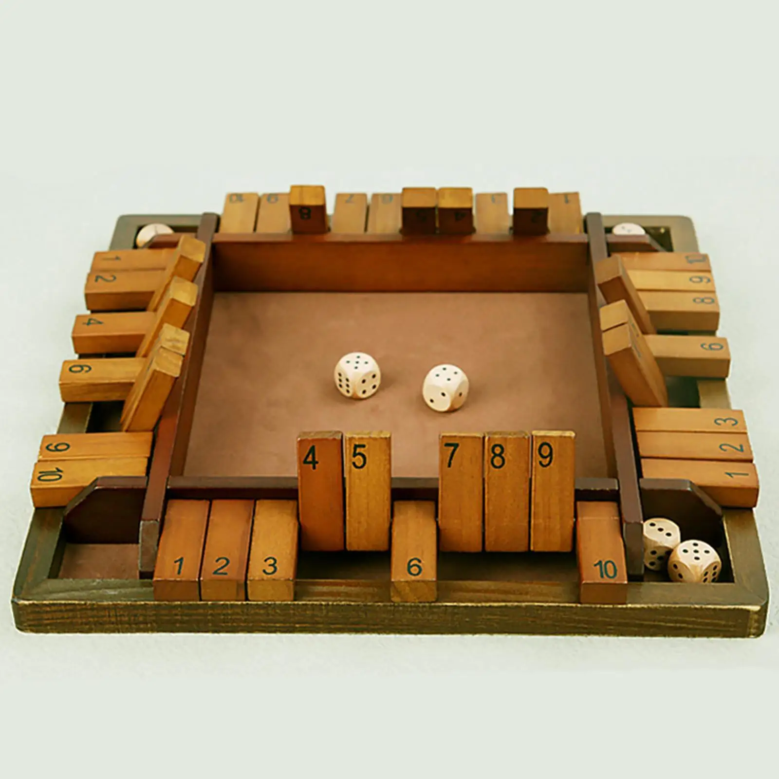 Shut The Box game Tabletop Version Games Numbers Learning for Family