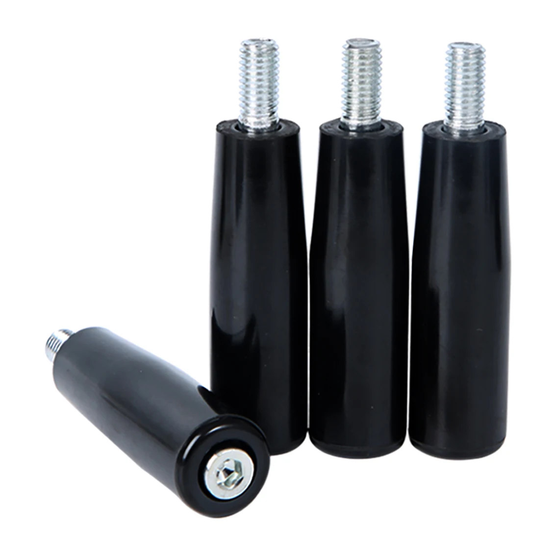 M6/M8/M10/M12 Plastic Handle Rubberwood Rotating Handle Through Hole Through Rod Machine Tool Handwheel