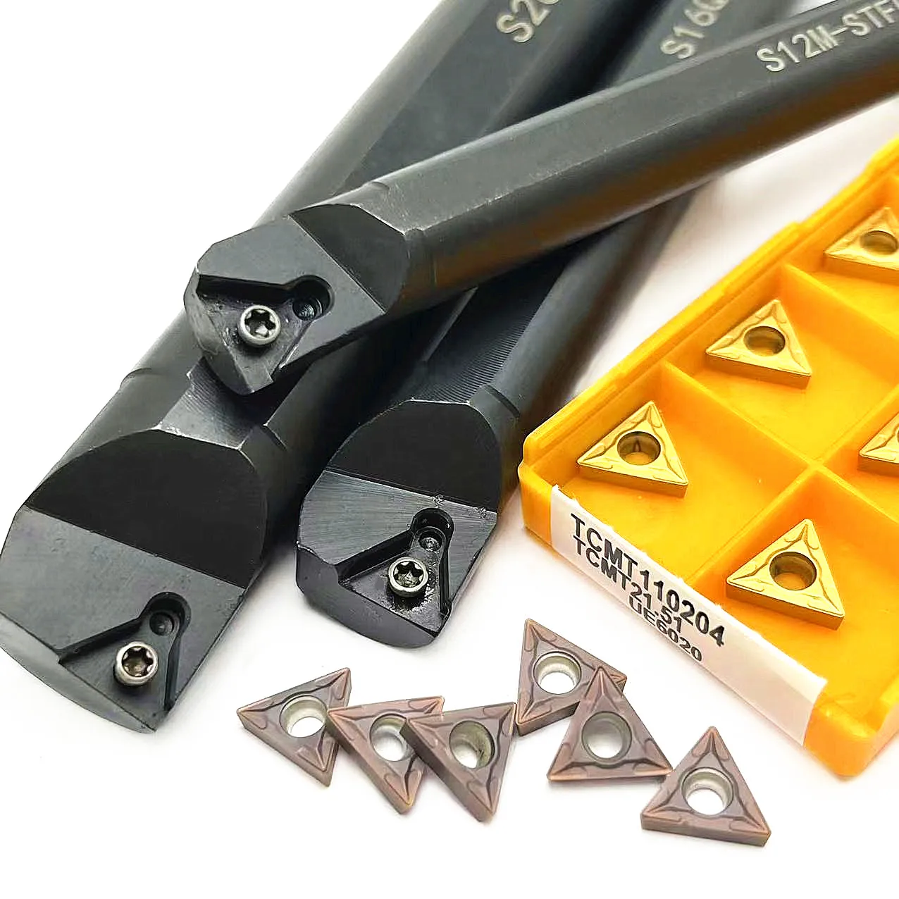 

S10K-STFCR11 S12M-STFCR11 S16Q S20R-STFCR11 S14N-STFCR11 Internal Turning Tool Holder Carbide Insert TCMT110204 Turning Insert