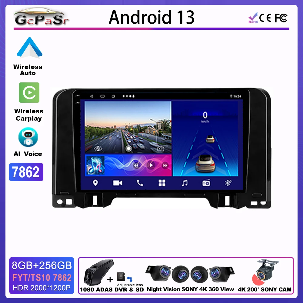 

Car Radio Android For CITROEN C3 2022 - 2023 Stereo Head Unit Multimedia Player GPS Navigation No 2din DVD 4G WiFi Display Video