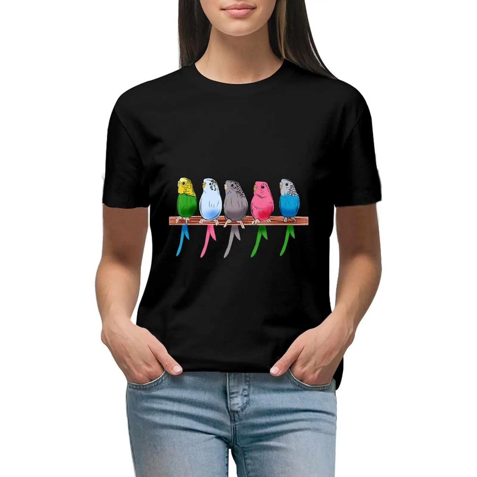

Funny Budgie Pet Bird Parakeet Graphic Budgerigar Gift T-shirt Female clothing oversized womans clothing