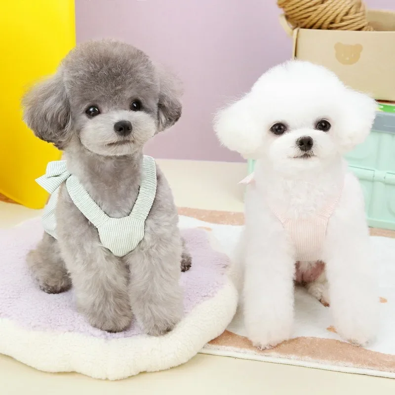 Summer Korean Dog Clothes Bichon Frize Pomeranian Sexy Suspender Skirt Ragdoll Cat Short Cat Skirt Pet Clothes