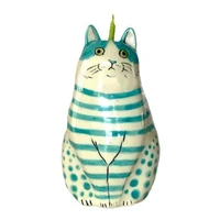 1PC Vase | Resin Crafts Polka Dot Cat Vase For Cat Lovers 1