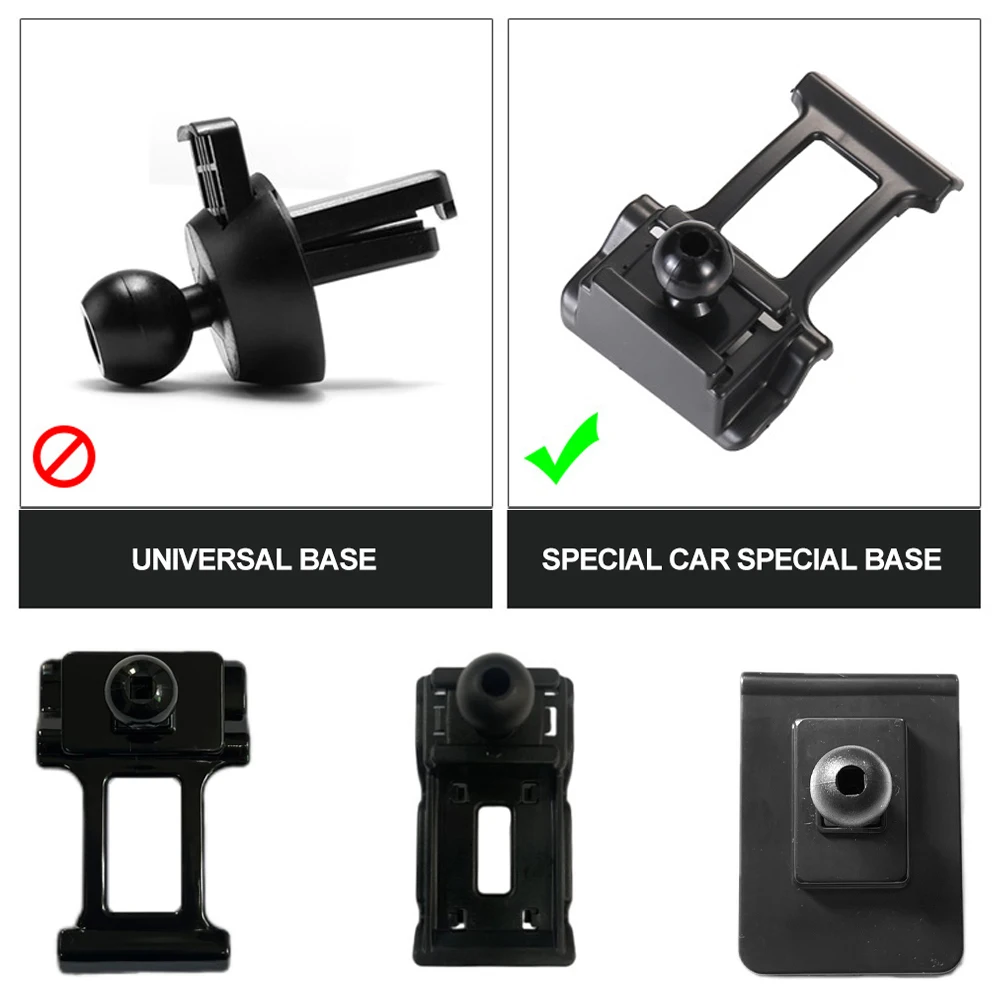 Automobile Fixed Base Phone Holder Stand for Car Interior Accessories