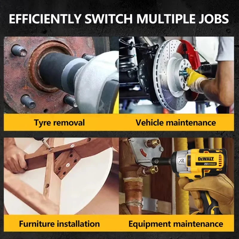 Dewalt DCF880 3300RPM Brushless Impact Wrench High Torque Cordless Electric Wrench Tire Repair Tool 20V Rechargeable Power Tools 5
