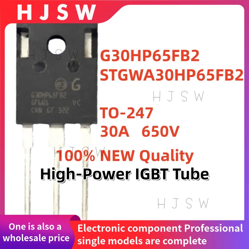 High-Quality Power Transistors TO-247 Package - 30A 650V (5/10/20PCS)