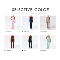 One Piece Sleeveless Yoga Suit Gym Set Women Training Sportswear Fitness  Sports Jumpsuit Women Push up Workout Bodysuits Female - Image 3