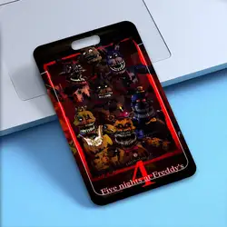 FNAF Themed Credential Badge & Card Holder with Neck Strap - Perfect Gift Idea (Z2)