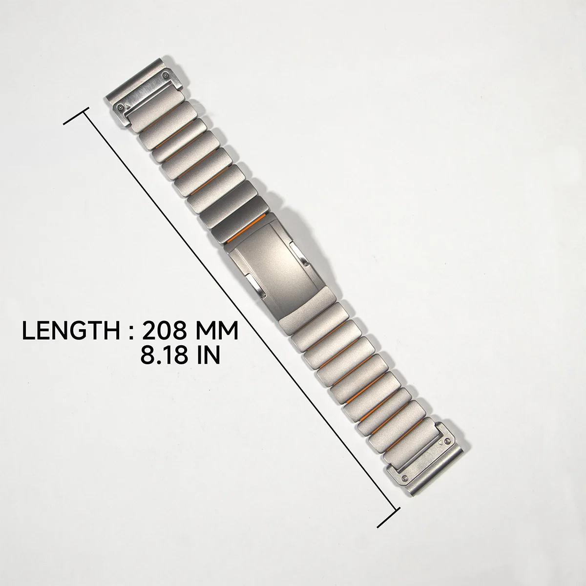 Premium 26mm Titanium Watch Band with Quick Fit Strap Feature