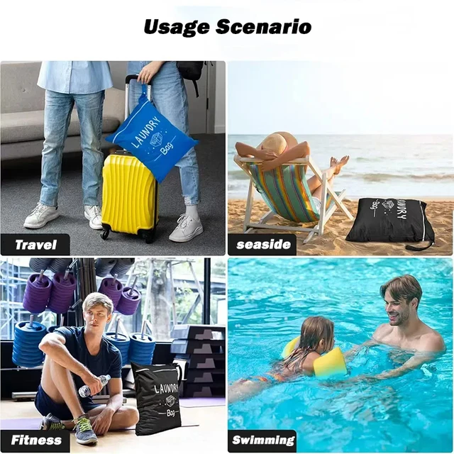 Portable Dirty Clothes Storage Bag – Waterproof Laundry Organizer 5