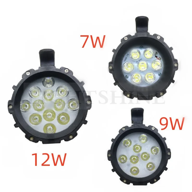 LED Machine Tool Working Light Long Arm Waterproof Lighting Oil Proof Mechanical Lamp 24v220v Long Arm Style Short led work light