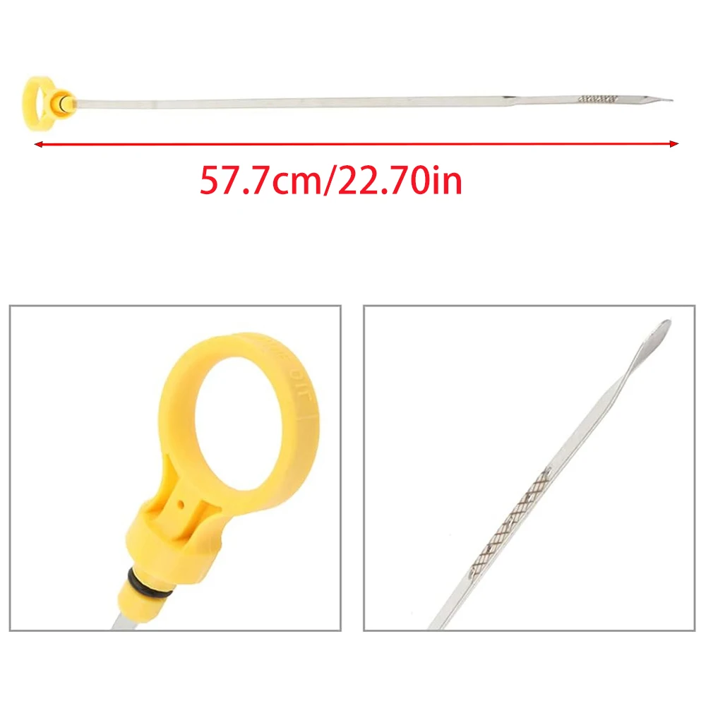 For Buick Engine Oil Level Dipstick Replacement For Chevrolet 57.7CM Fluid Indicator Oil Dip Stick 12574823 Fit Pontiac 1PCS