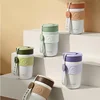 Travel Thermal Mug Ceramic Liners 316 Stainless Steel Thermo for Coffee Long-lasting Heat Preservation with Straws Water Bottle 6