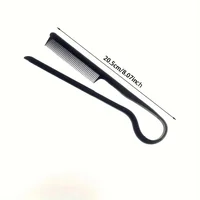 Peigne en V pour cheveux, coiffure, finition, lissage, attelle, outil de coiffure, clip spécial pour perruques 2