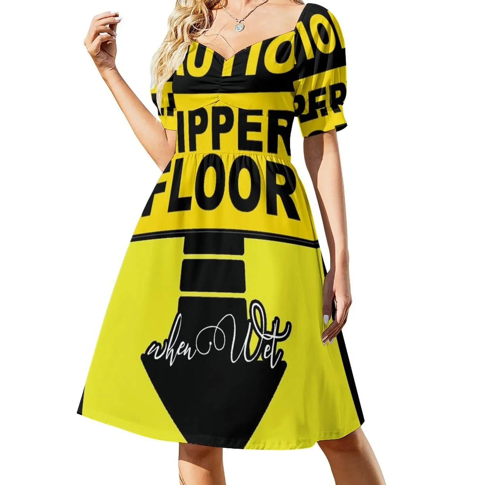 thumbnail image 1 of ¡Precaución! Resbaladizo... Vestido sin mangas, vestidos elegantes para mujer, ropa de fiesta, vestidos africanos para mujer., 1 of 7