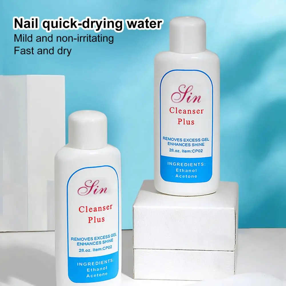 Cleanser Plus Compact Polish Cleanser Universal Multifunctional Vintage Nail Glue Washing Gel Cleaner