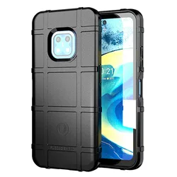 Rugged Soft Shield Matte Back Cover with Anti-Knock Protection - Heavy-Duty Silicone Phone Case for Nokia XR20 (Black)