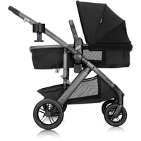 Pivot Suite Travel System with LiteMax Infant Car Seat with Anti-Rebound Bar Dunloe Black 2