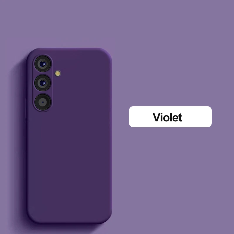 thumbnail image 1 of Pour Samsung A54 Étui Carré En Silicone Liquide Étuis de Téléphone Pour Samsung Galaxy A54 A 54 5G S24 Ultra Plus S24Ultra Couverture Souple Arrière, 1 of 5