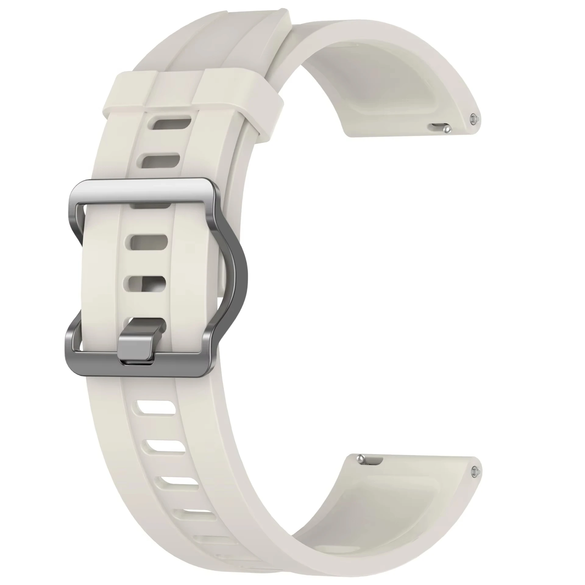 Versatile Silicone Sports Strap - 22mm Replacement Band