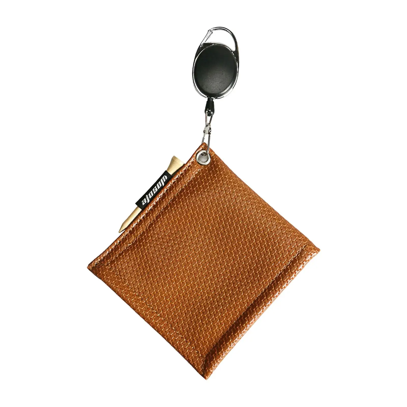 PU Golf Ball Cleaning Towels Golf Club Head Wiping Cloth for