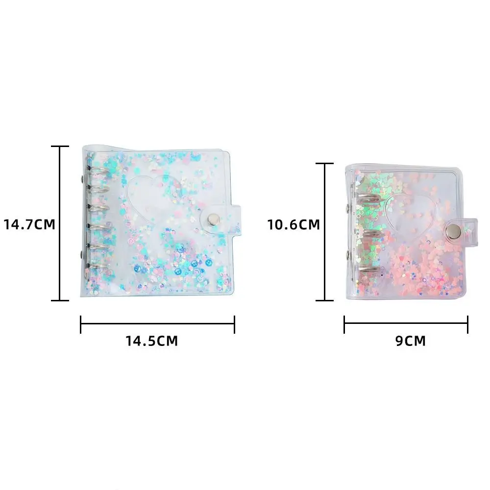 Sequin Glitter Mini 3/5 inches Photo Album Album PVC Photocard Holder Women ID Credit Card Holder Photocard Binder Name Card