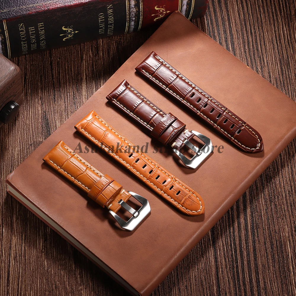 Elegant Leather Watch Band - Premium Strap for Timeless Style (Multiple Sizes Available)