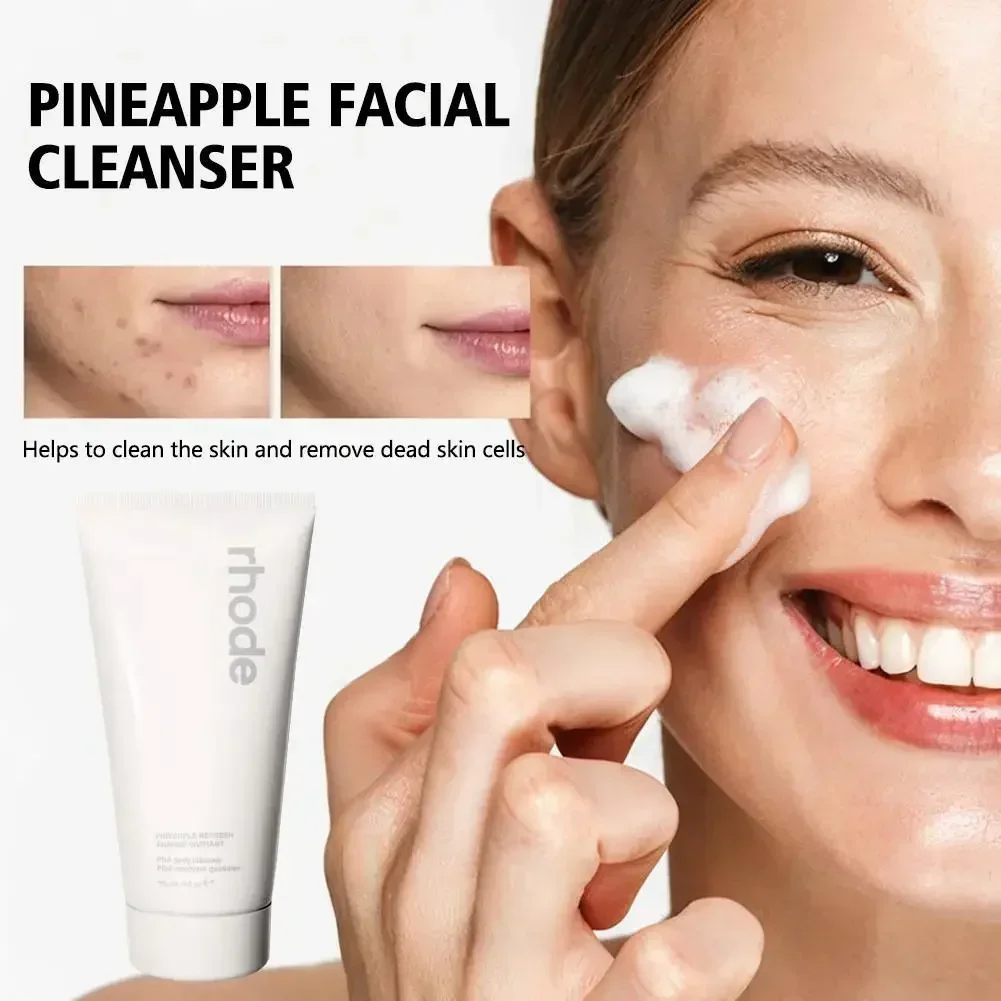 Rhode Facial Cleanser Anti-acne Anti-oil Brightening Blackhead Remover Skin Cleansing And Cleansing Foam Facial Cleanser