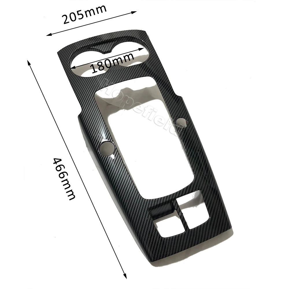 Carbon Fiber Center Console Car Gear Shift Panel Drink Holder Water Cup Frame Cover for Audi A3 8V S3 2014-2020 Accessories
