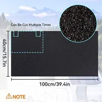 Filtre de climatisation 100x40CM, remplacement de filtre de climatiseur, feuille d'éponge de filtre à charbon actif pour la gamme de purificateurs d'air 4