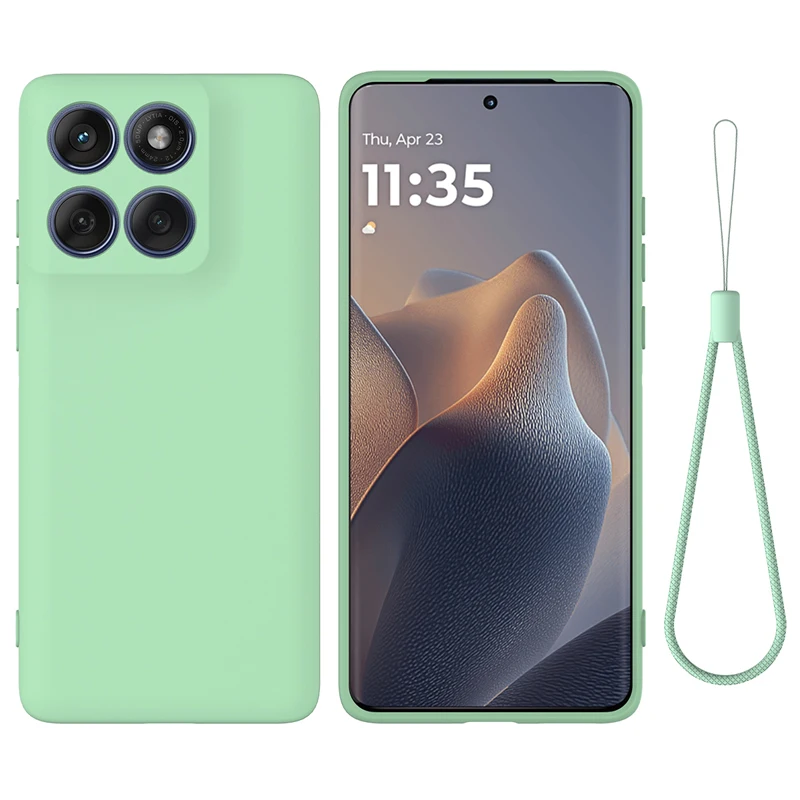 Premium Liquid Silicone Strap Cover with Flocking Interior