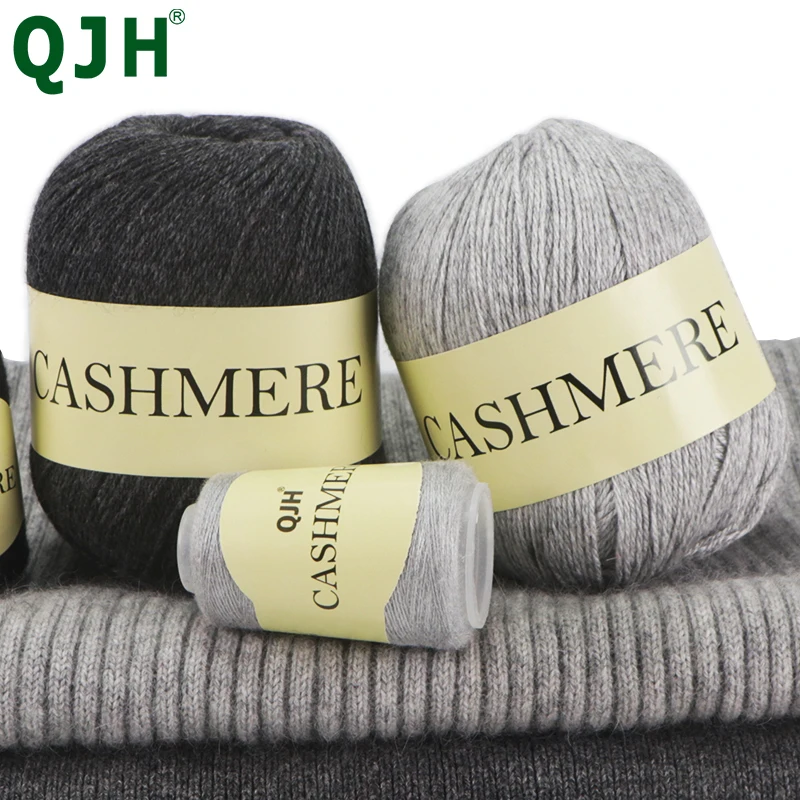 

QJH 300g Merino Wool Yarn for Hand Knitting Luxury Warm Soft Lightweight Crochet Yarn For DIY Hand Knitting Yarn Weaving Sweater