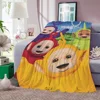 Teletubbies Knee Blanket Throw Sofa Blankets Characters Thermal Blankets for Bed Blanket 150cm X 200cm Home and Decoration Nap & 1