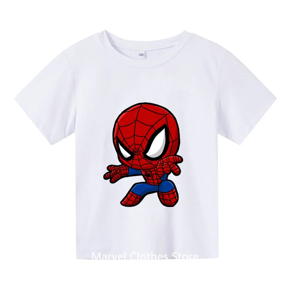 

Kids Spiderman Tshirt Amine Cartoon T-shirt Boy Girl Clothes Baby Tee Kids Shirt Tops For Children Short Sleeve Boys T-shirt