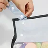 Hanging Bath Toy Organizer, Extra Large Opening Bathroom Toy Holder, Large Capacity Bottom Zipper Bathtub Toy Storage Bag 6