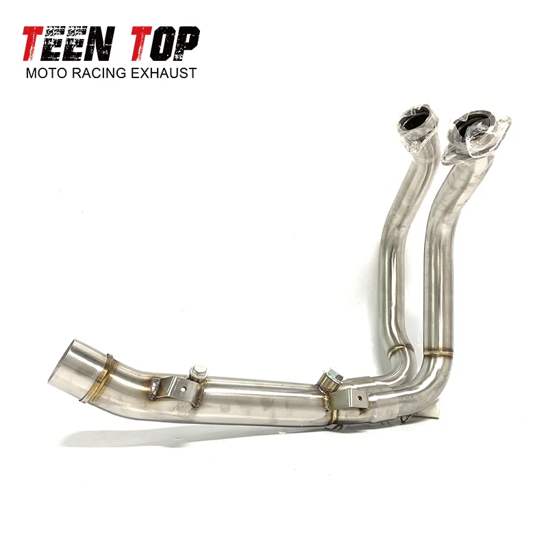 Motorcycle Exhaust Full System Link Pipe With Carbon Fiber Cover For BMW F900R F900XR Exhaust Pipe 2020-2021 - Image 5