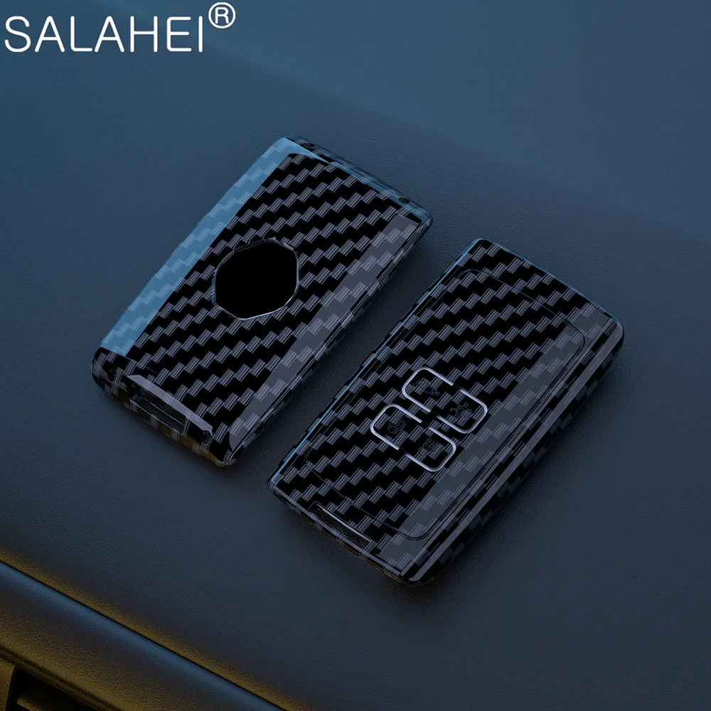

ABS Carbon Fiber Style Car Remote Key Case Cover For Renault Koleos Captur Megane Clio Scenic Talisman Arkana For Dacia Sandero