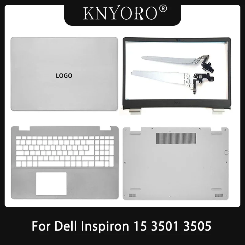 

Новинка, оригинальная задняя крышка для ноутбука Dell Inspiron 15 3501 3505 дюйма, передняя панель, подставка для рук, нижняя детская Крышка корпуса 09F6PT 064D8T