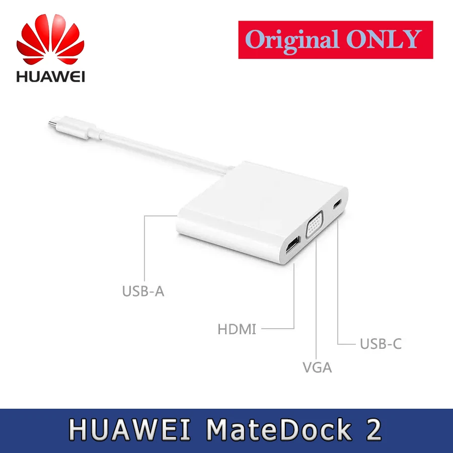 Original Huawei Matedock 2 Laptop Docking Station Suitable To Mate20 Pro X Matebook D X Pro E