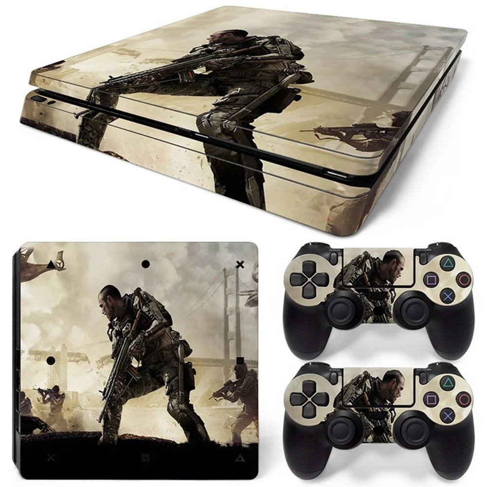 Per Ps4 Slim Game Call Of Duty Pvc Skin Vinyl Sticker Decalcomania Cover Console Dualsense Controller Adesivo Protettivo Antipolvere